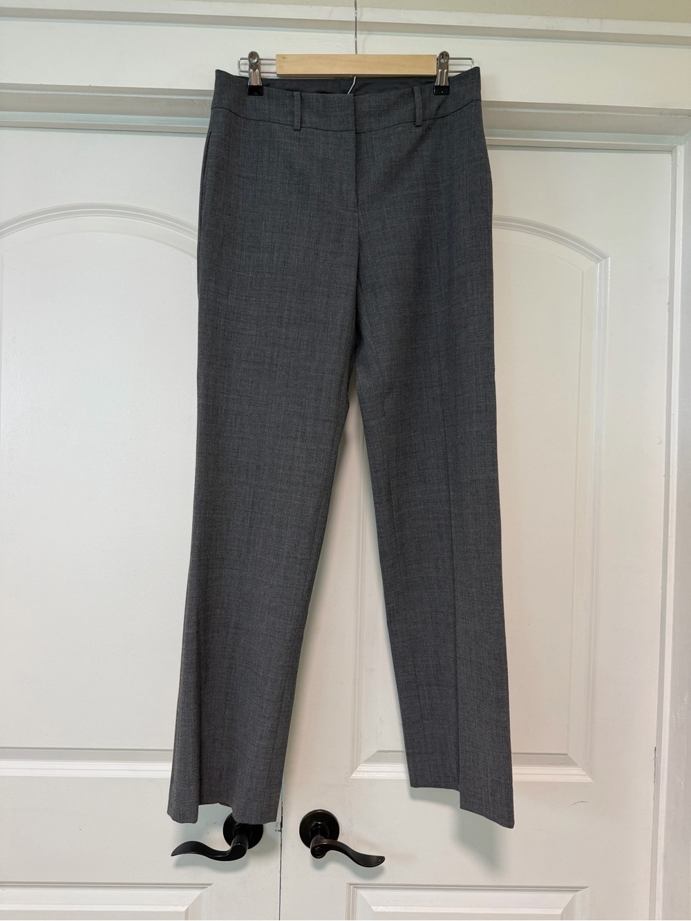 ANTONIO MELANI Women's Gray Tailored Dress Pants Suit Career Professional